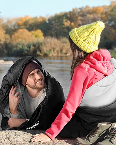 Sportneer Lightweight Camping Sleeping Bag for Adults