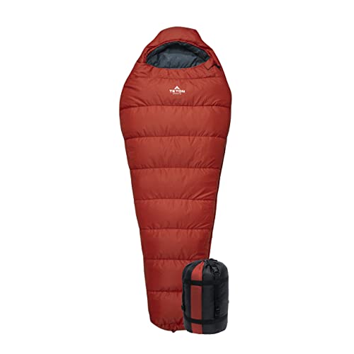 Teton Sports Lightweight Mummy Sleeping Bag: Hiking, Backpacking