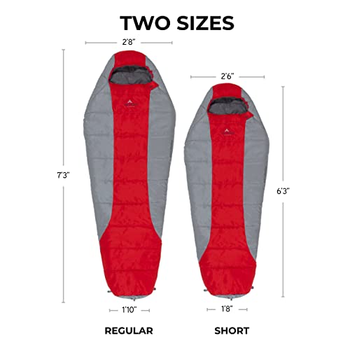 TETON Sports Tracker 5 Sleeping Bag: Lightweight & Compact