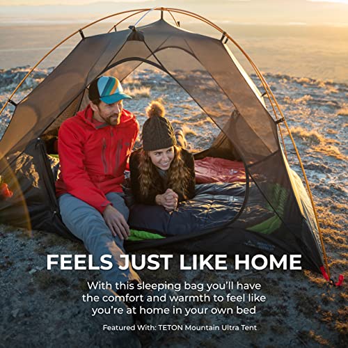 Teton Sports Lightweight Mummy Sleeping Bag: Hiking, Backpacking