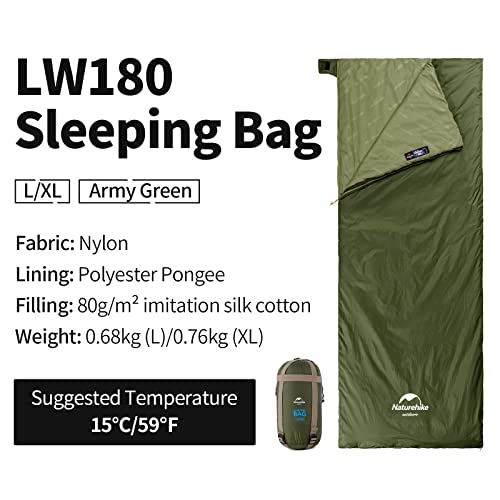 Naturehike Sleeping Bag - Lightweight Portable, Waterproof