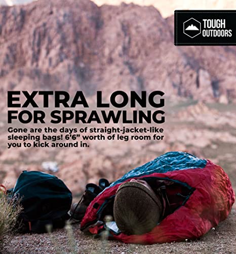 Compact Hooded Mummy Sleeping Bag - All-Season Camping Survival