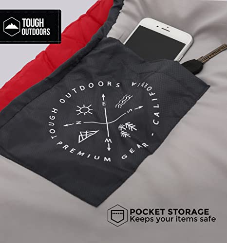 Compact Hooded Mummy Sleeping Bag - All-Season Camping Survival