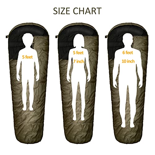 0°F Winter Sleeping Bag for Tall Adults | 90.6 in