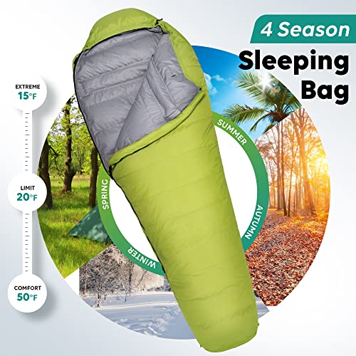4 Season Mummy Sleeping Bag for Camping