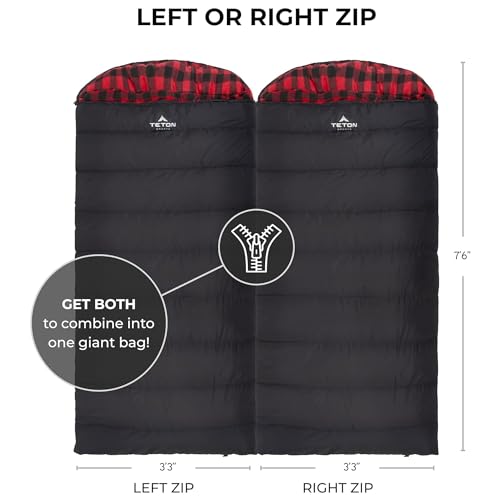 TETON Sports XXL Sleeping Bag: Perfect for Family Camping