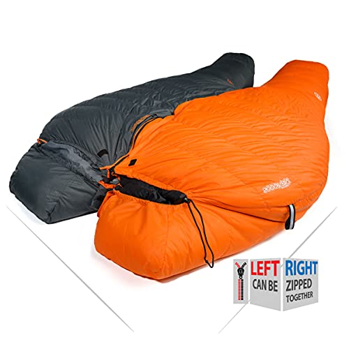 ZOOOBELIVES Hydrophobic Down Sleeping Bag - Lightweight 4-Season
