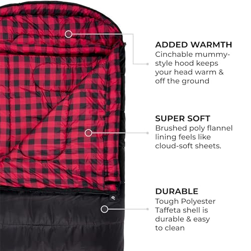 TETON Sports XXL Sleeping Bag: Perfect for Family Camping