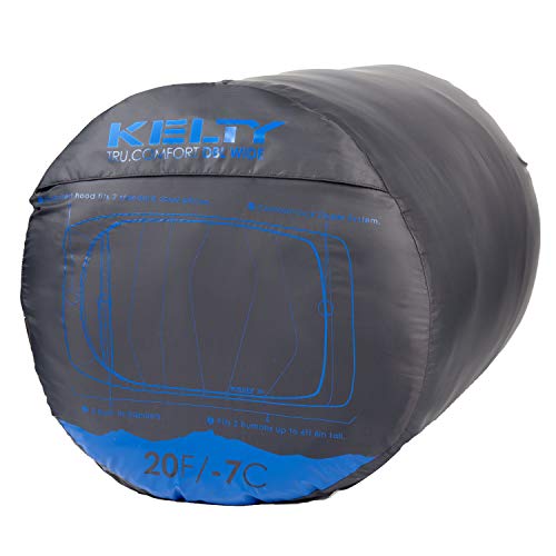 Kelty Doublewide 20℉ Sleeping Bag for Couples - Dark Shadow