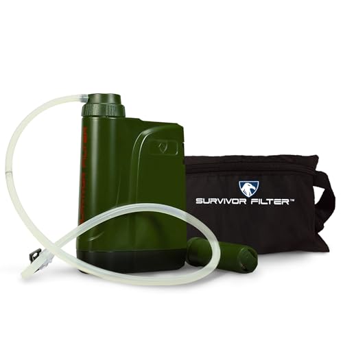 Survivor Filter Pro X Electric Water Purifier Survival Filter - 99.999% Virus, Bacteria, Parasite removal Filtration System - Survival Water Filter