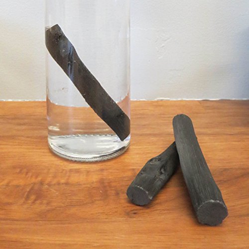 TOSA Binchotan Charcoal Water Purifying Sticks for Great-Tasting Water, 6 Sticks - Each Stick Filters Personal-Sized Water Bottle