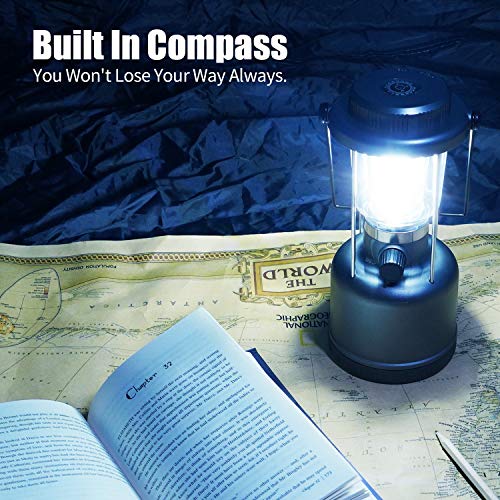 2000LM LED Camping Lantern with Compass, High Brightness