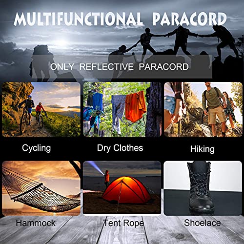 WEREWOLVES Reflective 550 Paracord - Camping Survival Essential