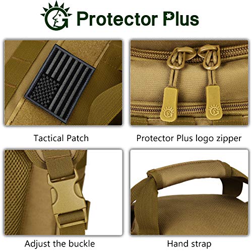 Black Tactical Travel Backpack 60L for Prepping