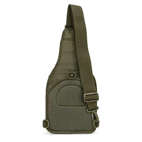 WOLF TACTICAL Compact EDC Sling Bag - OD Green