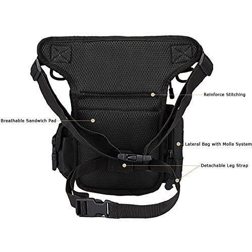 Tactical Drop Leg Pouch Bag for Outdoor Activities