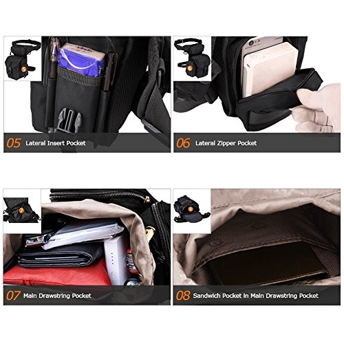 Tactical Drop Leg Pouch Bag for Outdoor Activities