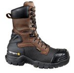 Carhartt Men's CMC1259 10" Pac Boot, Brown Oiltan/Black
