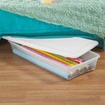 Stackable Clear Storage Bins - 6-Pack, 41 Quart