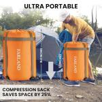 FARLAND Mummy Sleeping Bags 20℉: Portable, Lightweight Prepping Essential