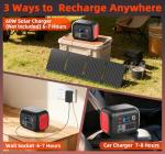 Portable Power Station 300W Solar Generator for Emergencies