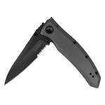 Kershaw Grid Folding Pocket Knife with Serrated Blade