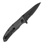 Kershaw Grid Folding Pocket Knife with Serrated Blade