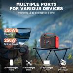 300W Solar Generator with 40W Foldable Panel