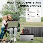 300W Solar Generator with 40W Foldable Panel