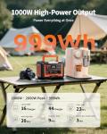 EBL 1000W Portable Power Station for Emergencies