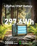 EASYLONGER CPAP Battery Backup Power Supply 297.6Wh