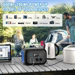 600W Portable Power Station Solar Generator