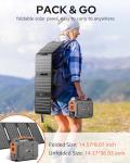 Portable 200W Solar Generator with 40W Panels