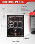 Quiet 2400W Portable Inverter Generator for Emergencies