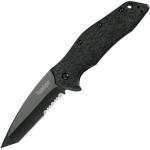 Kershaw Kuro Tanto Assisted Knife with Black Blade