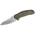 Kershaw Link Olive Drop Point Knife 3.25