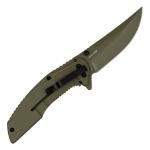 Kershaw Olive Outright Folding Pocket Knife, 3" Blade