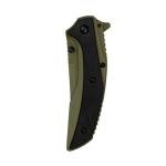 Kershaw Olive Outright Folding Pocket Knife, 3" Blade