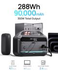 Compact 288Wh Portable Power Station for Outdoors