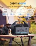 600W Portable Power Station with Solar Generator
