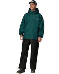 Men's Waterproof Breathable Rain Suit, Dark Green/Black, Medium