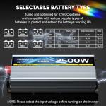 2500W Sump Pump Battery Backup System for Emergencies