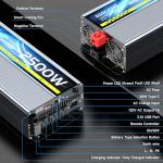 2500W Sump Pump Battery Backup System for Emergencies