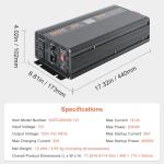 VEVOR 2000W Battery Backup Sump Pump with LCD