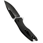 Kershaw Flourish Pocket Knife with Black Carbon Fiber
