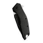 Kershaw Flourish Pocket Knife with Black Carbon Fiber