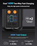 AsperX 192Wh Portable Power Station for Emergencies