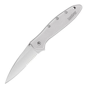 Kershaw Leek Serrated EDC Pocketknife with Dual Lock
