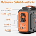 300W Portable Power Station for Camping and Outdoors