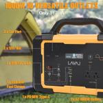Portable Solar Generator with 200W Foldable Panel